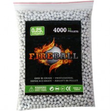 6mm 0.20g BB Polished White Polished high grade FireBall Performance Airsoft Pellets Biodegradable 0.20g 4000 bag