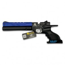 Reximex Mito regulated PCP air pistol BLACK, BLUE slide with removeable synthetic shoulder stock .177 calibre 9 shot