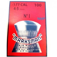 Marksman Round Head .177 calibre Air Gun Pellets 4.5mm 8.05 grains Box of 100