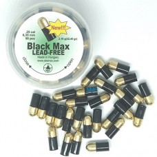 Skenco Black Max .25 Calibre 6.35mm Lead Free Airgun Pellet 32.40 grain tin of 50